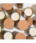 Reclaimed Wine Bottle Soy Wax Candle - Natural 
